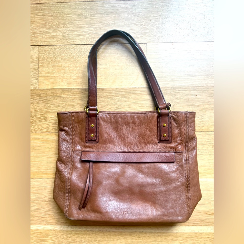 Fossil Leather Shoulder Bag